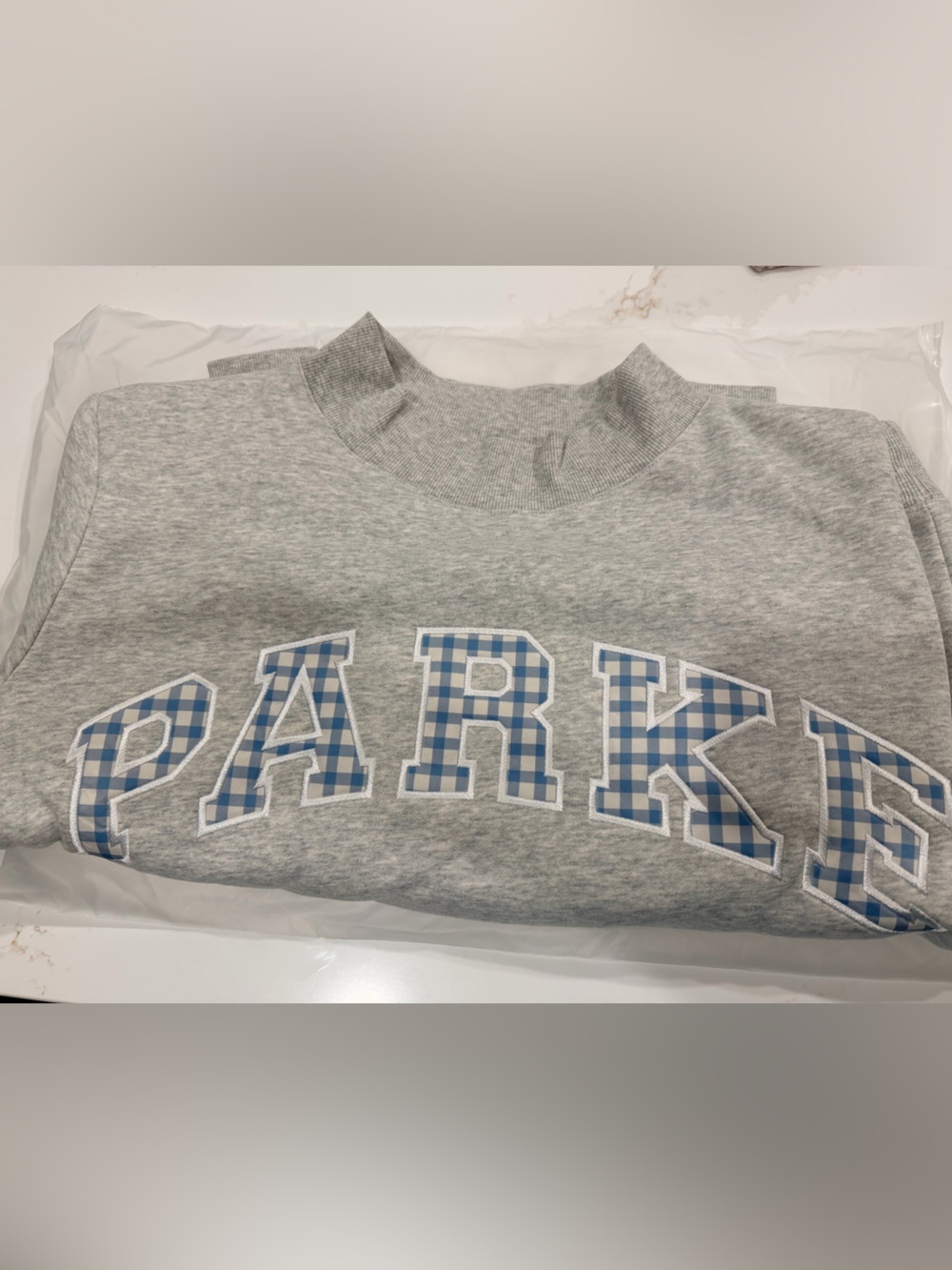Parke Stoney clover mockneck sweatshirt